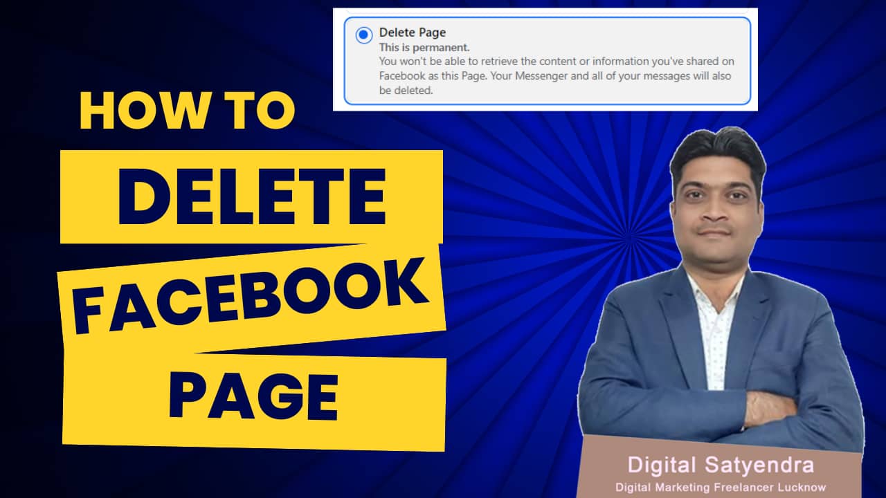 How To Delete a Facebook Page